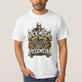 Rockmusic Speedmetal Festival Time T-shirt