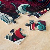Rockmuziek Gitaar Legpuzzel (Zijkant)