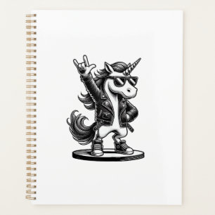 Rockmuziek & Heavy Metal, Rocker, Grappige Eenhoor Planner
