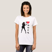 Rockmuziek T-shirt (Voorkant volledig)