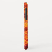 Rockmuziek Vlammende Leeuw Case-Mate iPhone Case (Achterkant/links)