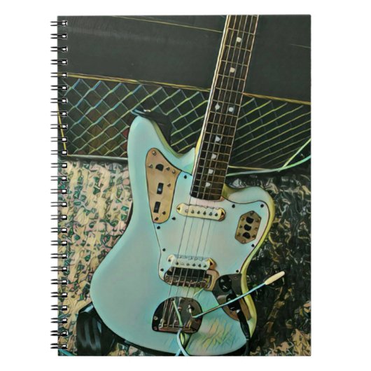 rockmuziekcadeau voor hem haar notitieboek (Voorkant)