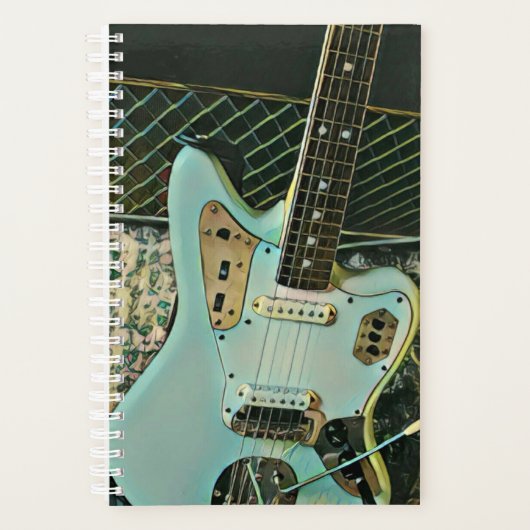 rockmuziekcadeau voor hem haar planner (Voorkant)