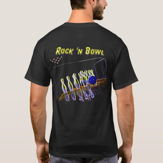 Rock'N Bowl dark T-shirt (Achterkant)
