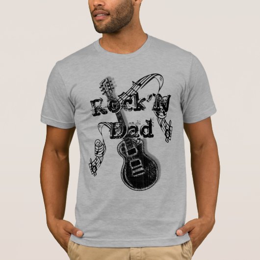 Rock'N Dad T-Shirt - Gift for Dad (Voorkant)