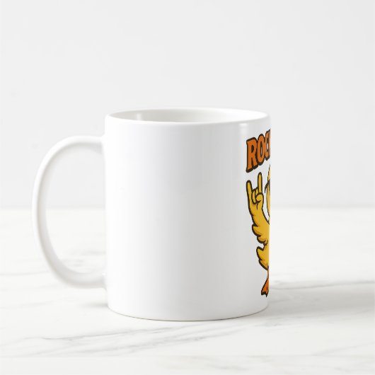 Rock'n Duck - Tasse-gegarandeerde Attitude Koffiemok (Links)