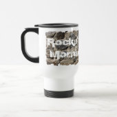 Rockn' ... Mornin' Coffee Stone Foto gepersonalise Reisbeker (Links)