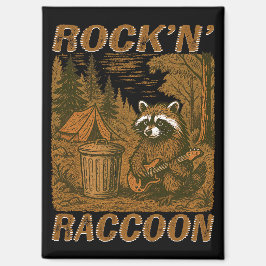 Rock'n' Raccoon Magneet