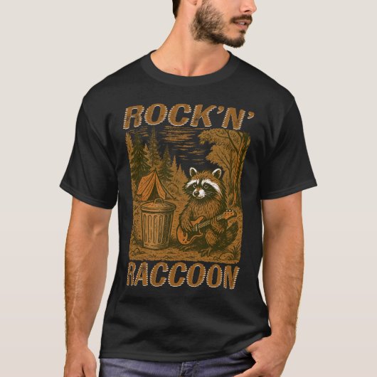 Rock'n' Raccoon T-shirt (Voorkant)