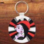 Rock'N Roll Girls Sleutelhanger (Voorkant)