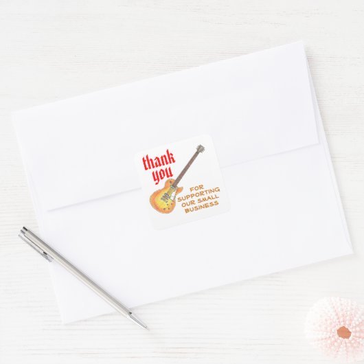 Rock'n roll small business label (Envelop)
