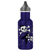 Rock'n Skulls met gitaren Waterfles (Links)