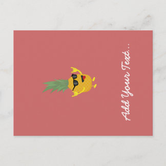 rock'n'roll-ananas briefkaart