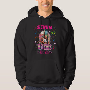 Rock'n'Roll Gitaar Musical Verjaardag Meisje Rocks Hoodie