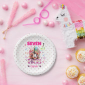 Rock'n'Roll Gitaar Musical Verjaardag Meisje Rocks Papieren Bordje (Feest)