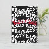 Rock'n'Roll    Kaart (Staand voorkant)