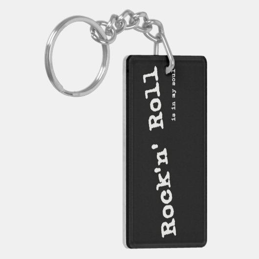 Rock'n'Roll Music Sleutelhanger (Voorkant Links)