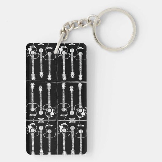 Rock'n'Roll Music Sleutelhanger (achterkant)