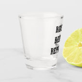Rock'n'Roll Shot Glas (Links)