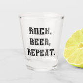 Rock'n'Roll Shot Glas (Voorkant)