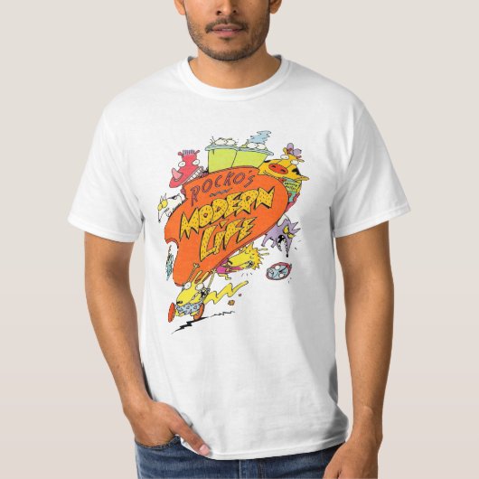 Rocko's moderne leven grappig t-shirt (Voorkant)