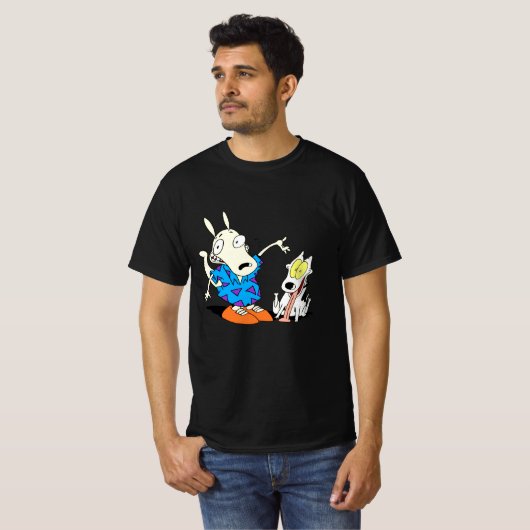 Rocko's moderne leven t-shirt (Voorkant volledig)