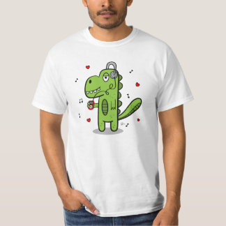 Rockosaur Dinosaur Basic T-Shirt