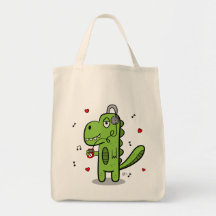 Rockosaur Dinosaur Grocery Tas