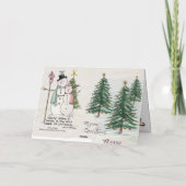  Rockpaarden op gespikkeld rijstpapier Feestdagen Kaart (Achterkant)