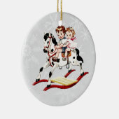  Rockpaarden V2 Keramisch Ornament (Rechts)