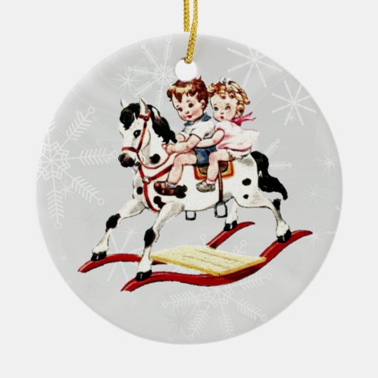  Rockpaarden V2 Keramisch Ornament (Voorkant)