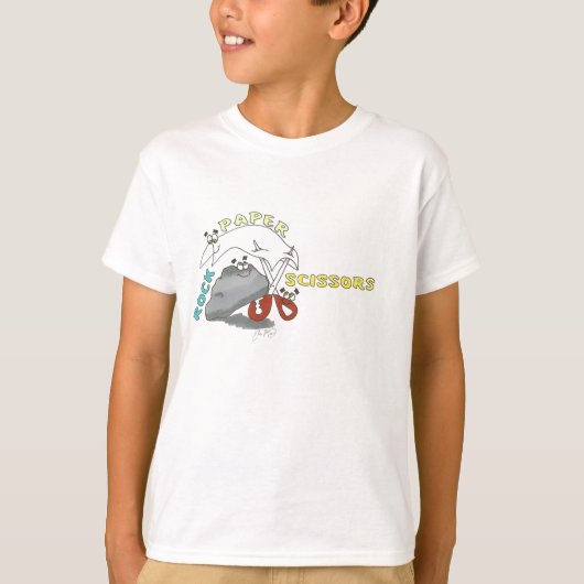 rockpapierschaar t-shirt (Voorkant)