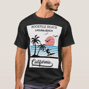 Rockpile Beach Laguna Beach California T-shirt