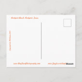 Rockport Beach Briefkaart (Achterkant)
