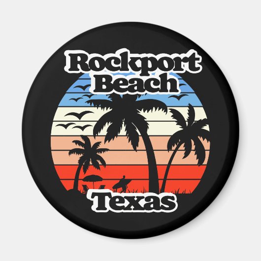 Rockport Beach, Texas Magneet (Voorkant)