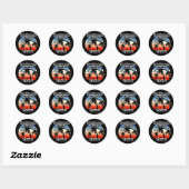 Rockport Beach, Texas Ronde Sticker (Vel)