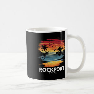 Rockport Beach Texas Surfplank Surfen Vintage Koffiemok