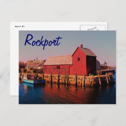 Rockport Briefkaart (Voorkant / Achterkant)