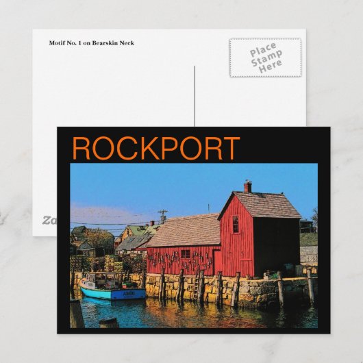 Rockport Briefkaart (Voorkant / Achterkant)