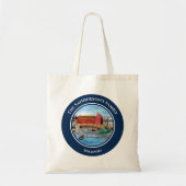 Rockport Harbour Massachusetts New England Paintin Tote Bag (Voorkant)