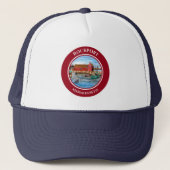 Rockport Harbour Massachusetts New England Paintin Trucker Pet (Voorkant)