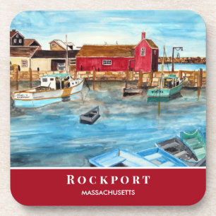 Rockport Harbour Massachusetts New England USA Bier Onderzetter