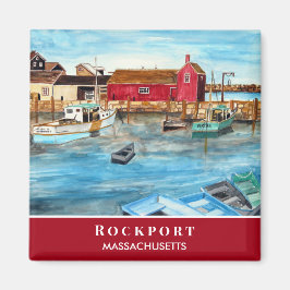 Rockport Harbour Massachusetts New England USA Magneet