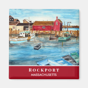 Rockport Harbour Massachusetts New England USA Magneet