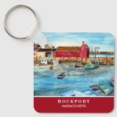 Rockport Harbour Massachusetts New England USA Sleutelhanger (Voorkant)