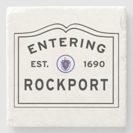 Rockport Massachusetts binnenkomend Stenen Onderzetter