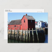 Rockport Massachusetts Briefkaart (Voorkant / Achterkant)