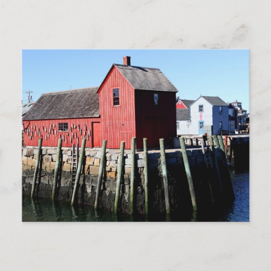 Rockport Massachusetts Briefkaart (Voorkant)