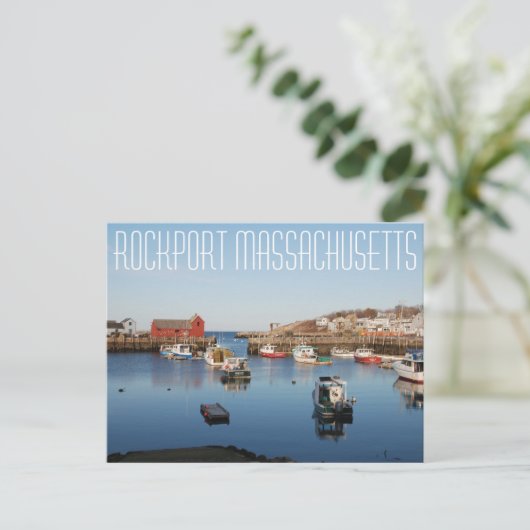 Rockport Massachusetts Briefkaart (Staand voorkant)