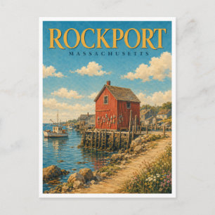 Rockport Massachusetts Motif No.1 GeoSaga Briefkaart